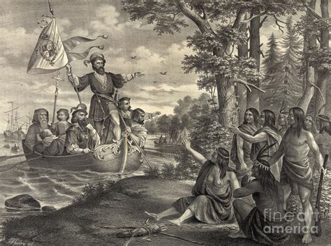 Landing Of Christopher Columbus Photograph by Photo Researchers - Fine Art America