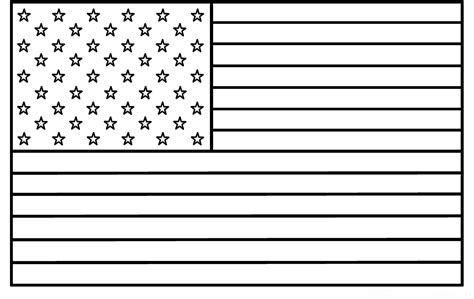 Bandeira Dos Estados Unidos Para Colorir - tipsry