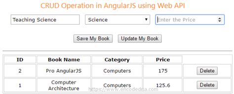 Crud Operation Using Web Api In Asp Net Mvc The Code Hubs - Riset