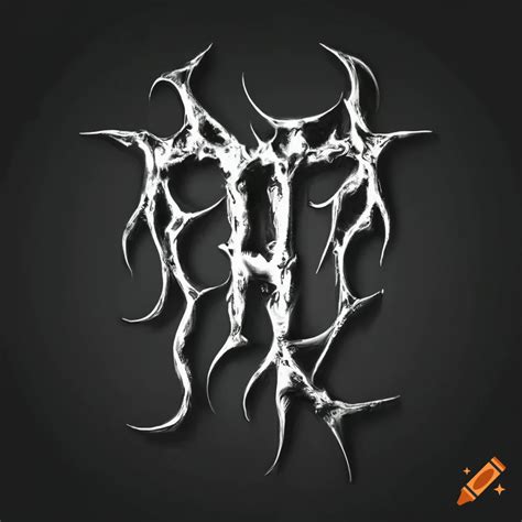 Darkthrone-style black metal logo with the letter t