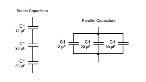 Capacitive Reactance - How to Solve Series and Parallel Capacitors - Technical Notes - TestGuy ...