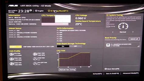 ASUS Z97-A UEFI BIOS Overview - YouTube