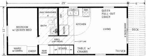 14x40 Shed House Floor Plans - Cabin 14x40 Tiny Homes Park Lofted Shed ...