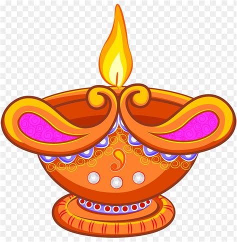 light lamp clip art - cartoon picture of diwali PNG image with ...