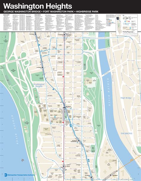 Washington Heights South | Washington heights, Transit map, Nyc