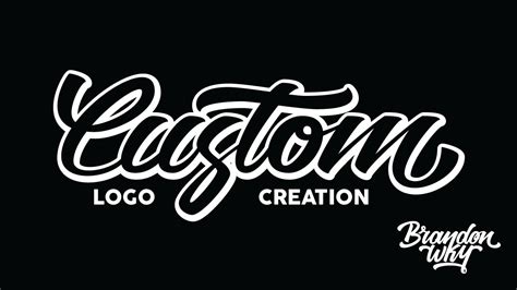 Tutorial | Creating a Custom Typographic Logo on Illustrator CC - YouTube