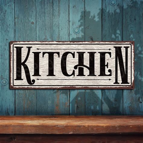 Rustic Kitchen Sign - Etsy