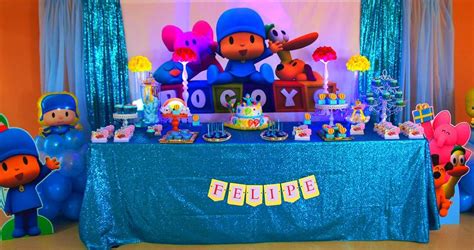 Pocoyo Birthday Pocoyo Cake Table Set Up Catch My Party | Porn Sex Picture