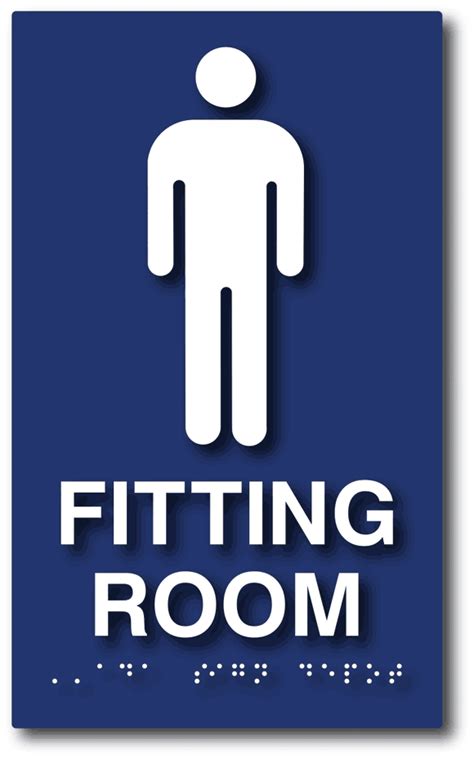 ADA Fitting Room and Dressing Room Signs – ADA Sign Depot