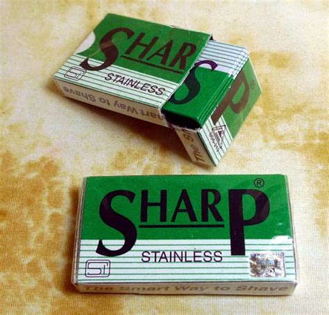 Sharp double edge razor blades 10 pack - The Golden Nib