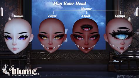 Man Eater Head ( 4 VERSIONS )