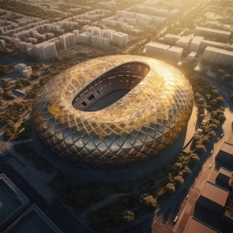 Premium Photo | A rendering of the stadium for the fifa world cup.