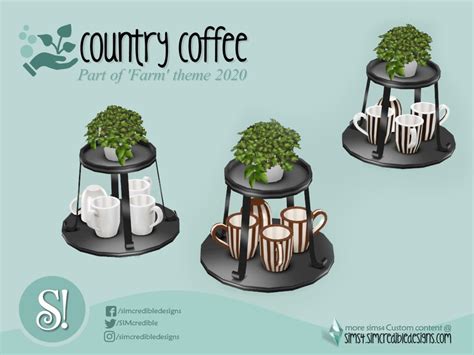 The Sims Resource - Country Coffee mug rack