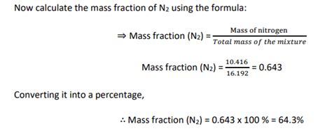 Mole fraction to Mass fraction, Converting, Formulas, Units, Examples