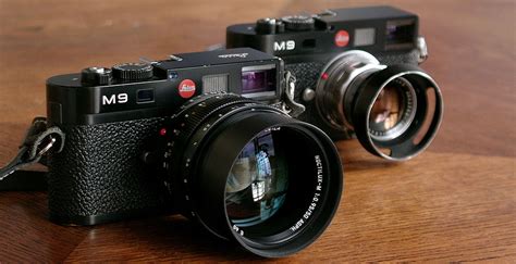 Leica M9 with Leica 50mm Noctilux-M ASPH f/0.95 and Leica M9 with Leica ...