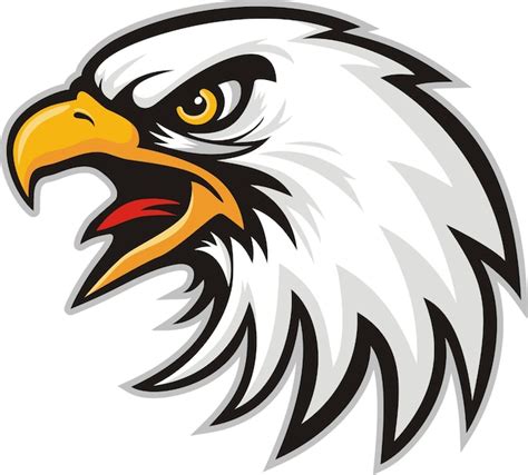 Mascot Head of an Eagle Vector | Premium Download