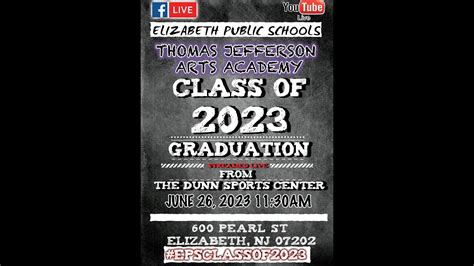 Thomas Jefferson Arts Academy 2023 High School Graduation/ Class Awards ...