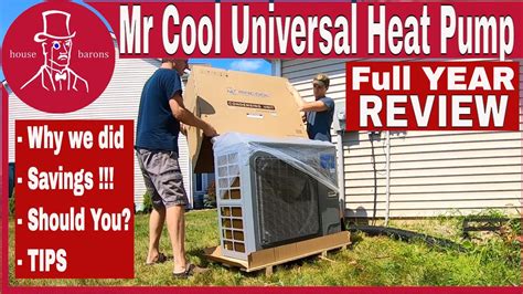 Mr Cool Universal Heat Pump Full Year Review : Heat Pump Installation ...