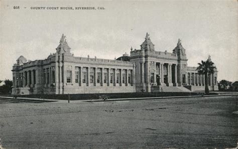 County Court House Riverside, CA Postcard