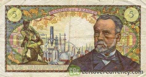 5 French Francs (Louis Pasteur) - Exchange yours for cash today