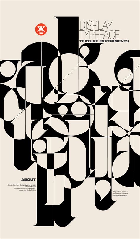 Negative Space Typography Poster