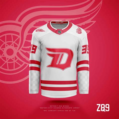 Detroit Red Wings 'Motor City' Concept Jersey Honors History Of City - DSN