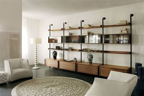 Stunning Minimalist Living Room Wall Unit Systems, Italian Design