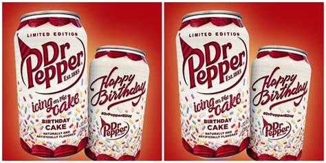 Birthday Cake-Flavored Dr. Pepper Exists