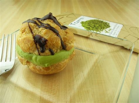 Matcha Green Tea Cream Puffs | Made some matcha green tea cr… | Flickr