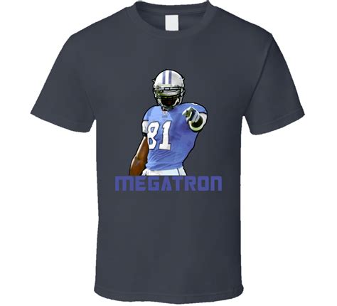 Calvin Johnson Detroit Megatron Football T Shirt