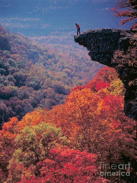 Hawksbill Crag Arkansas Photograph by Garry McMichael - Fine Art America