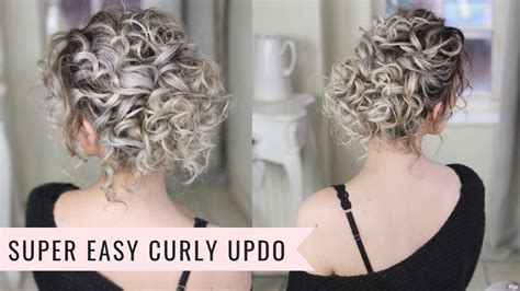 Top 48 image easy curly hair updos - Thptnganamst.edu.vn