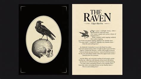 The Raven by Edgar Allan Poe on Behance