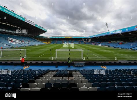 General view inside Elland Road Stadium ahead of today's game Stock Photo - Alamy