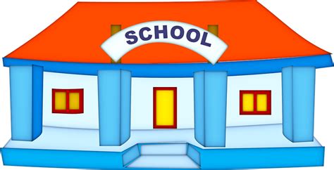 School Building Education · Free vector graphic on Pixabay