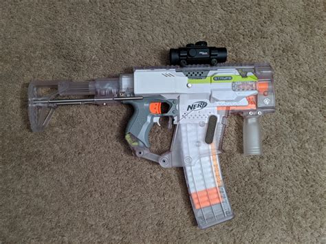 Completed My First Stryfe Mod! : r/Nerf