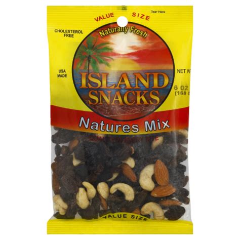 Island Snacks Natures Mix Value Size, 6 oz - Ralphs