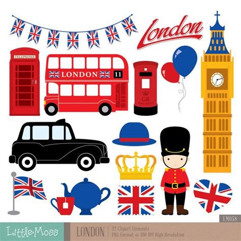 London Clipart British Clipart England Clipart by LittleMoss London ...