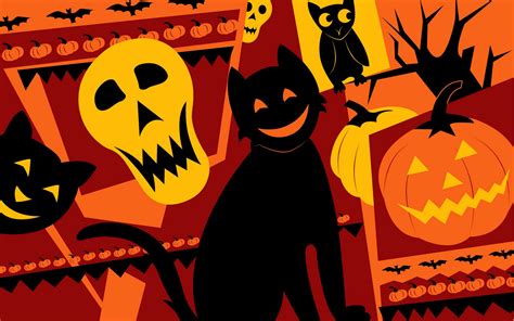 Vintage Halloween Wallpapers Group (54+)