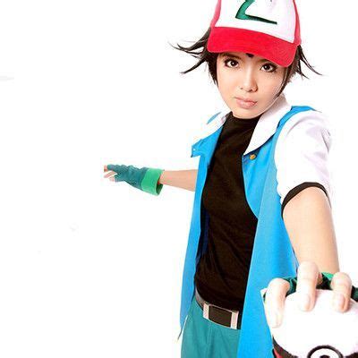 Specialty Pokemon Cosplay Costume Cosplay Ash Ketchum COS Jacket+Gloves+Hat+Poké Ball Clothing ...