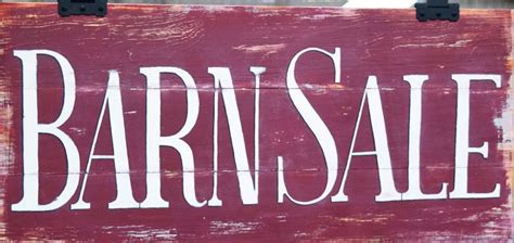 barn sale sign – Brenda Everson-Shaw