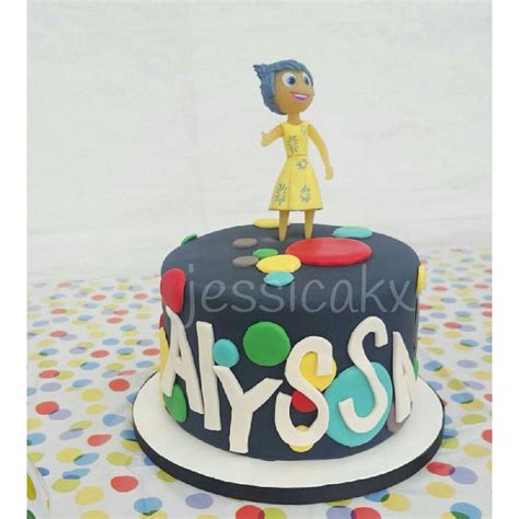 Disney inside out cake, Joy was a toy topper | Inside out cakes, Cake, Cake decorating