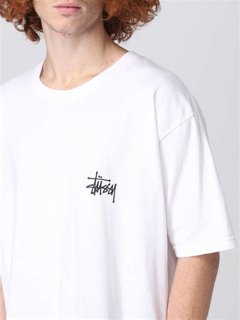 STUSSY: t-shirt for man - White | Stussy t-shirt 1904762 online on ...