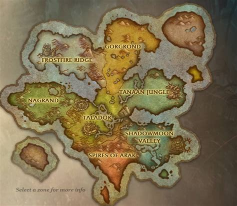 The Official Draenor Map