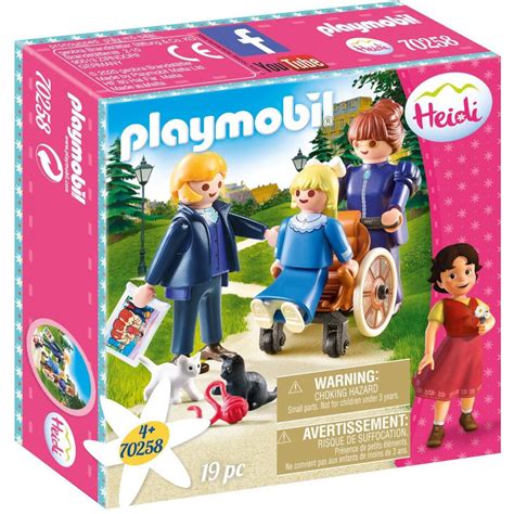 Playmobil Heidi Clara, Father And Miss Rottenmeier 70258 | Toys-shop.gr