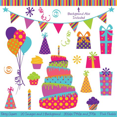 Free Cliparts Birthday Party, Download Free Cliparts Birthday Party png images, Free ClipArts on ...