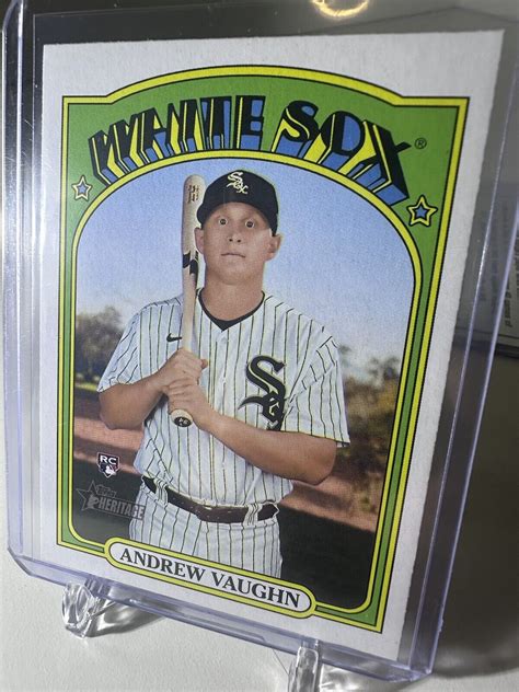 2021 Topps Heritage Andrew Vaughn Rookie Card | eBay