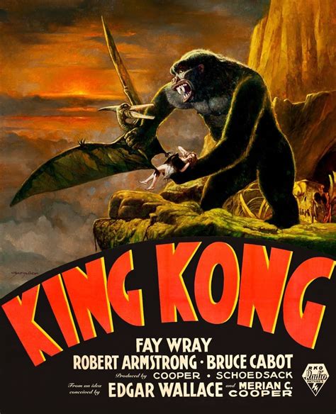 Classic King Kong Movie Poster