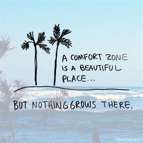 A COMFORT ZONE IS A BEAUTIFUL PLACE BUT NOTHING GROWS THERE. | Comfort zone quotes ...