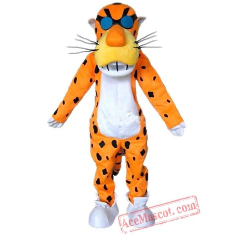 Chester Cheetah Mascot Costume Cartoon Mascot